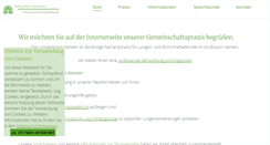 Desktop Screenshot of lungenpraxis-hameln.de